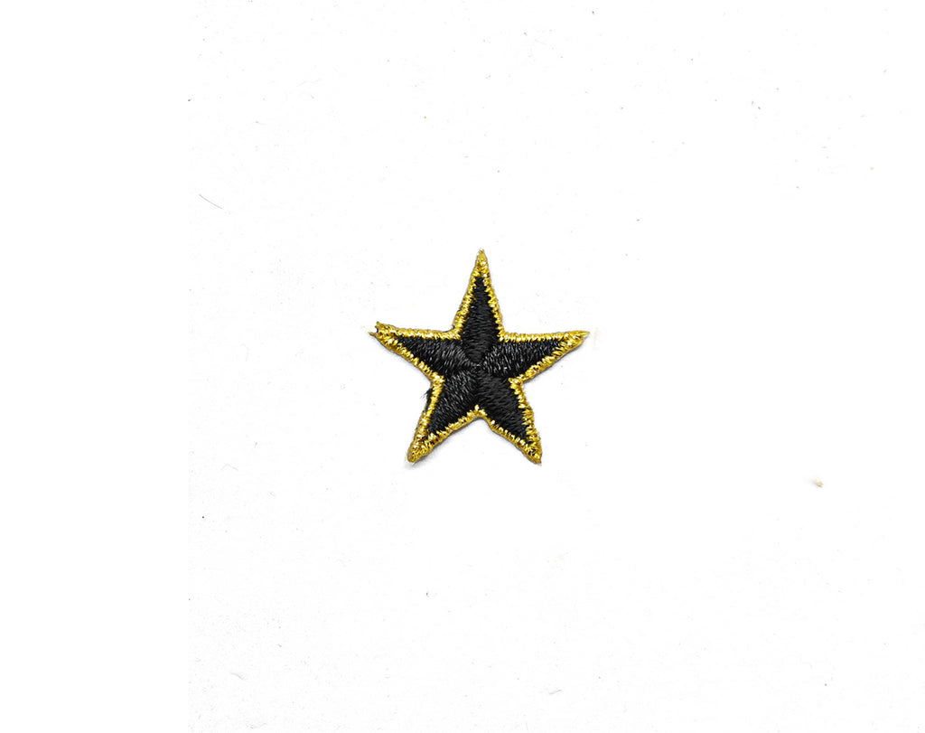 Embroidered Star Applique- Iron-on Star Patch - 2" -  1 Piece