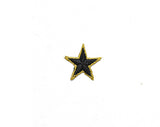 Embroidered Star Applique- Iron-on Star Patch - 2" -  1 Piece