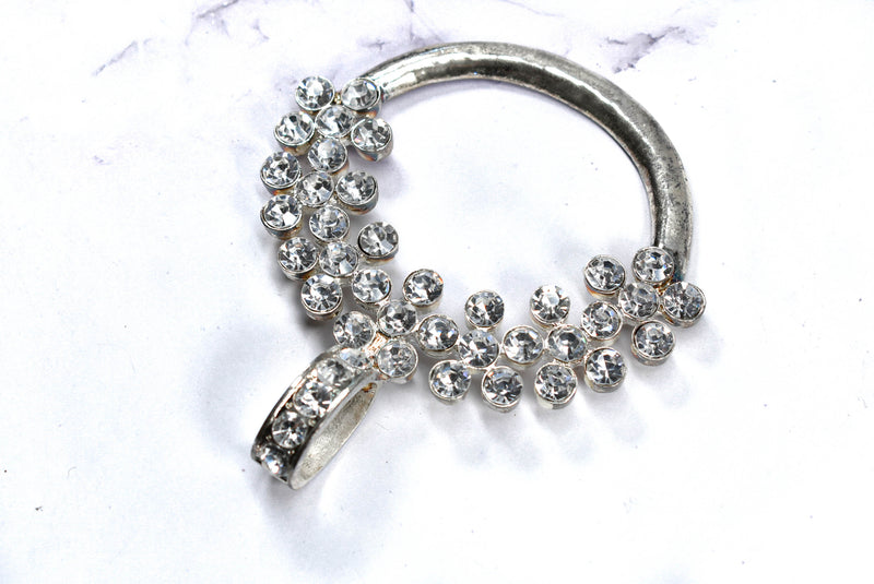 High Quality Vintage Rhinestone Connector | Circular Rhinestone Connector | Bikini Connector