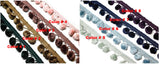 Puffy Dangling Pom-Pom Trim 2" - 1 Yard