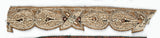 Hand-crafted Floral Trim with with Sequins and Beads 1" - 1 Yard