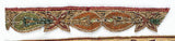 Hand-crafted Floral Trim with with Sequins and Beads 1" - 1 Yard