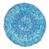 Round Beaded /Sequins Patch  Sew on Mesh Fabric / Apparels / Decorative