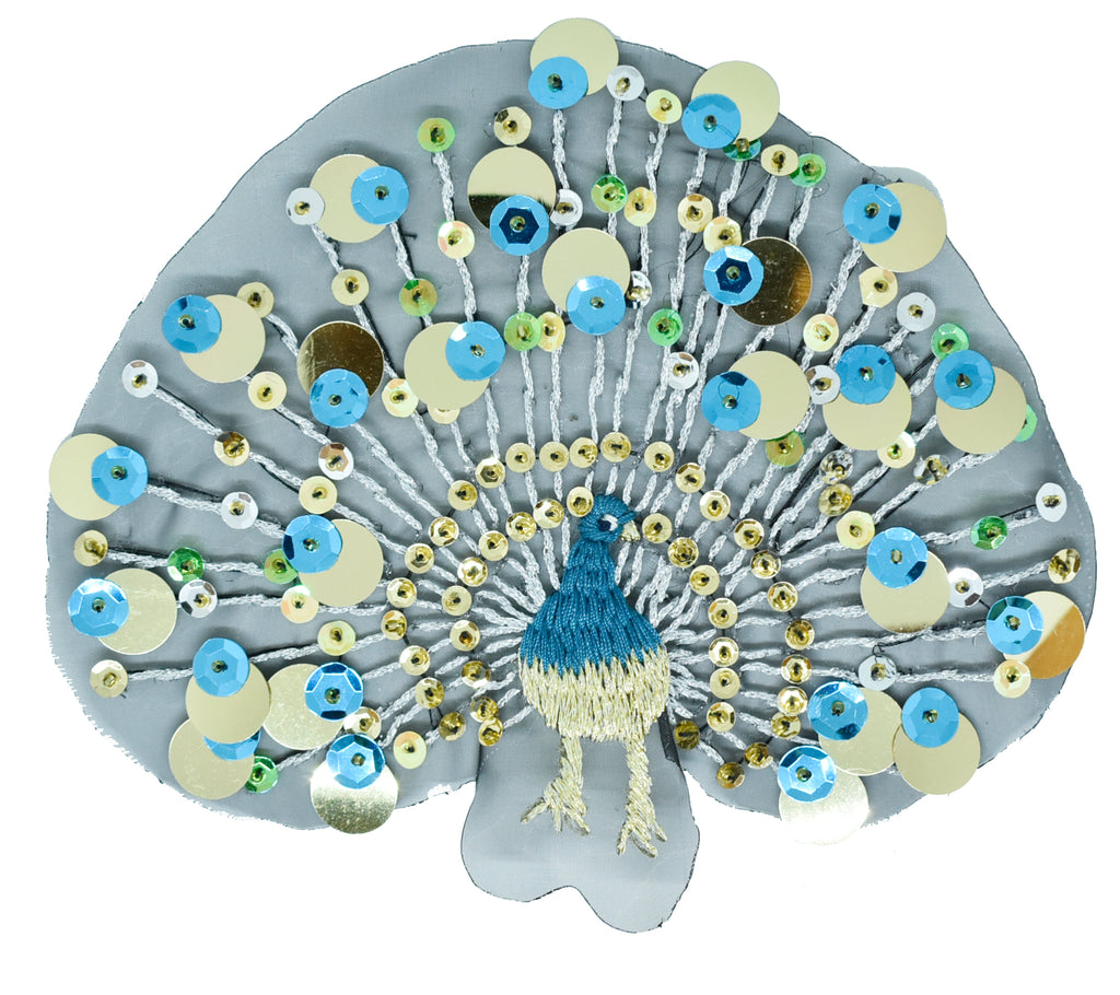 Peacock Sequined  Patch/Applique