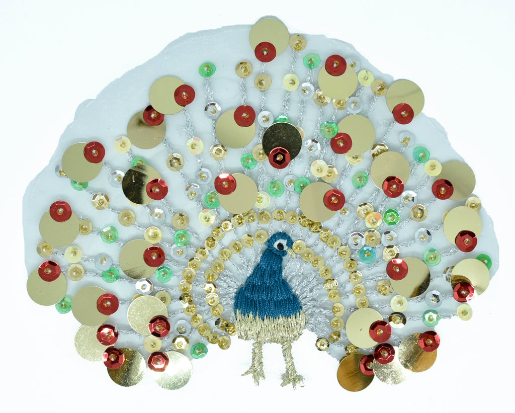 Peacock Sequined  Patch/Applique