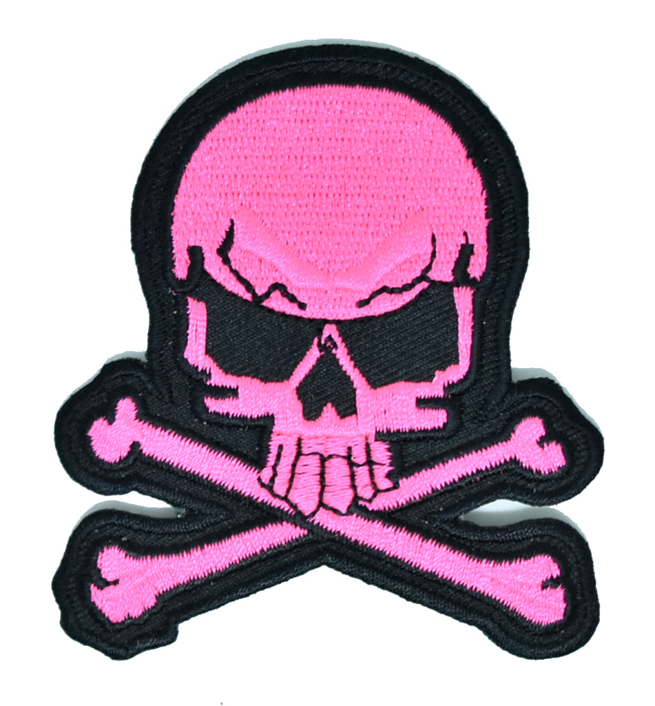 Embroidered Skull Patch 3" x 2.50" | Skull Patch Applique - Target Trim