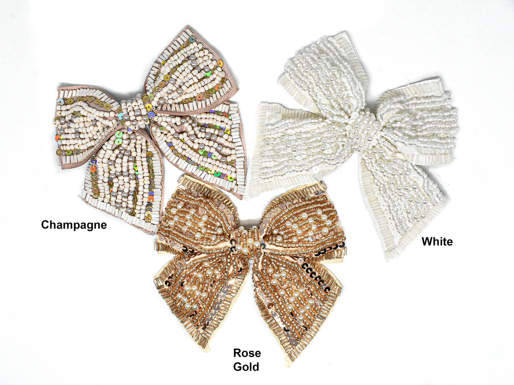 Sequins and Bugle Beaded Bow Ties  - Target Trim