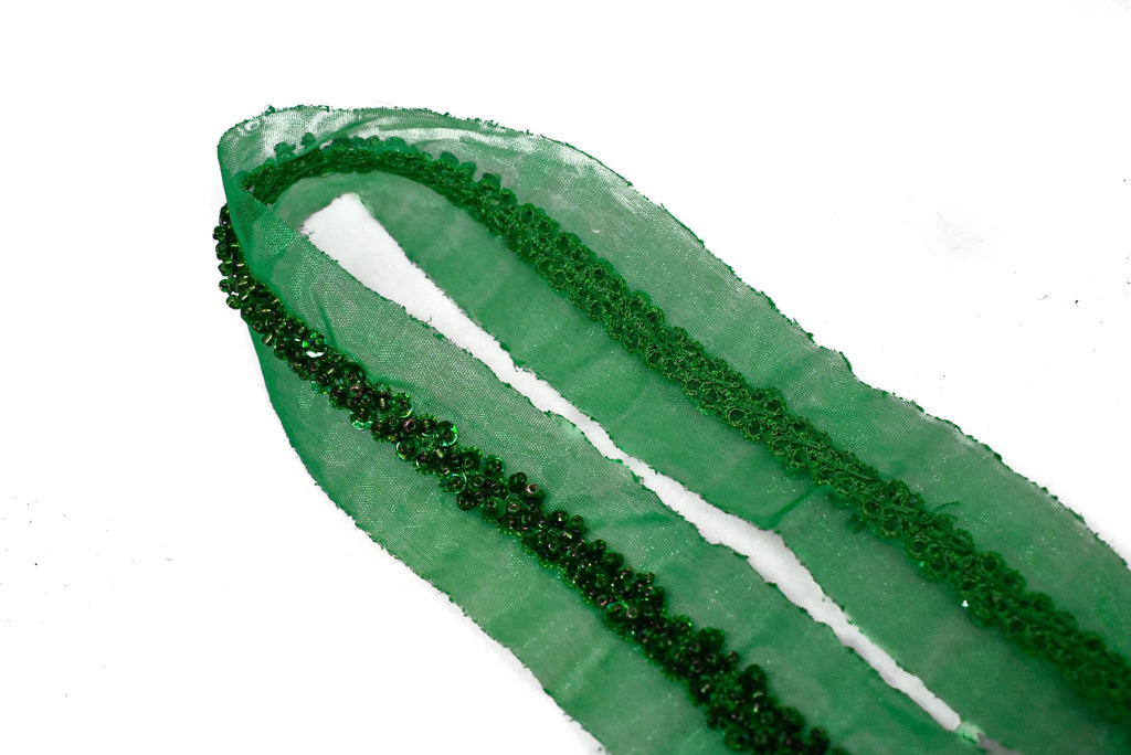 Sequins and Beaded Organza Trim - Target Trim