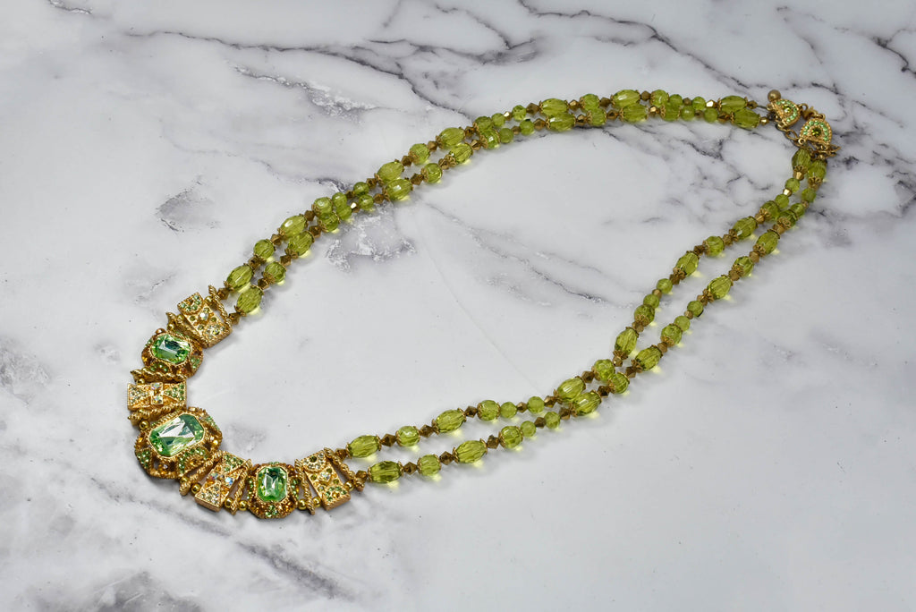 Gorgeous Rhinestone Beaded Necklace