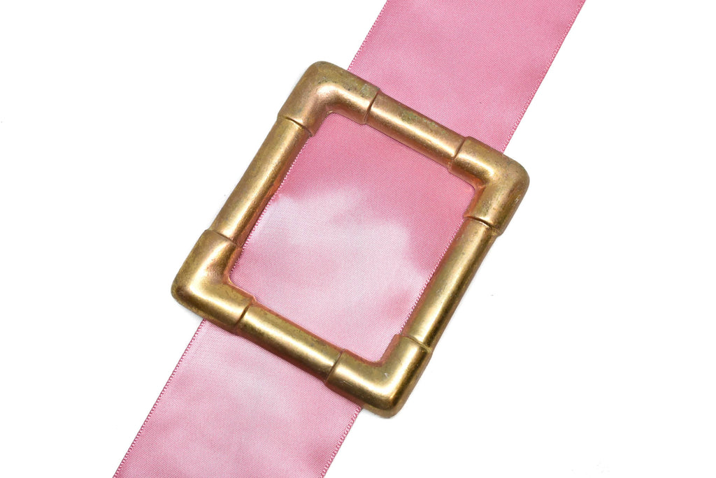 Antique Ribbon Slider Buckle 3.25" x 2.90" - Slider | Buckle