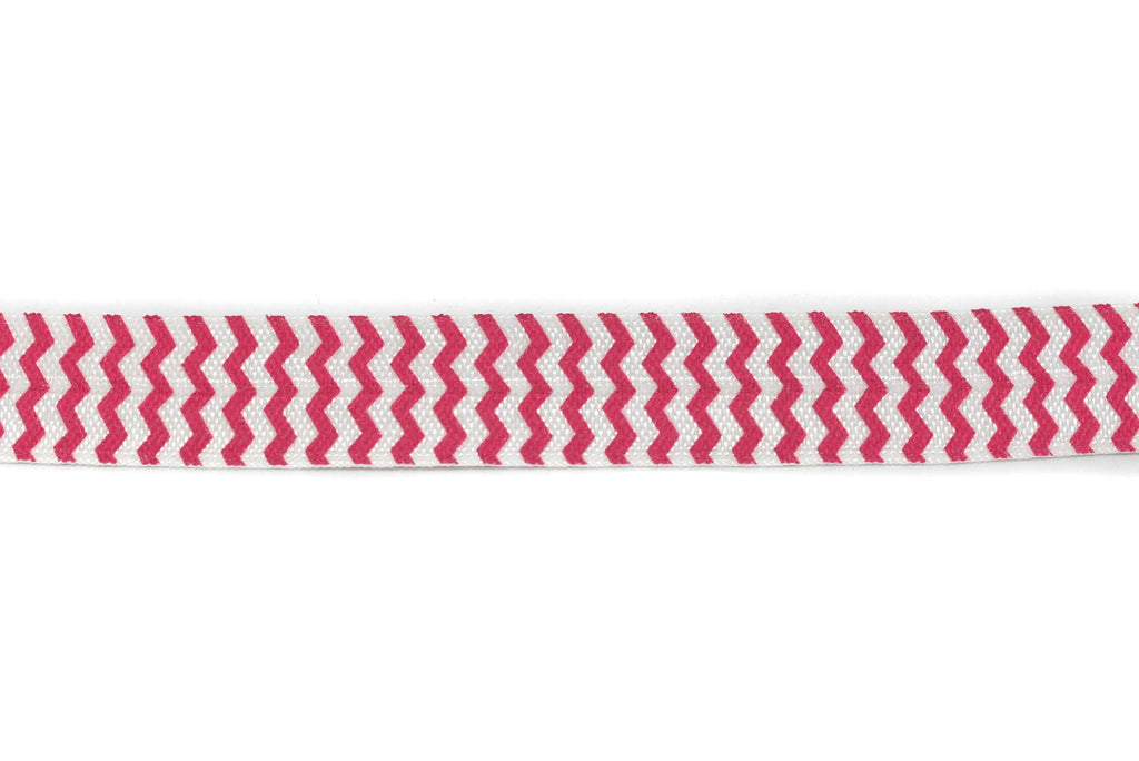 Chevron Print Fold-Over Elastic 0.63" - 1 Yard