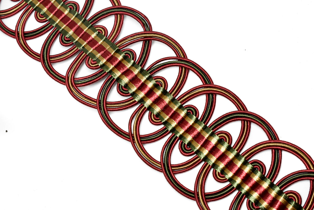 Wavy Loop Braided Gimp Trim 2" - by the yard