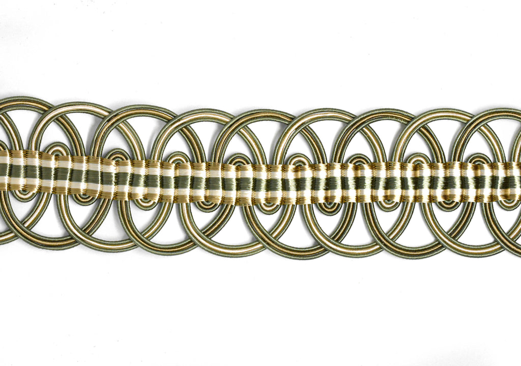 Wavy Loop Braided Gimp Trim 2" - by the yard