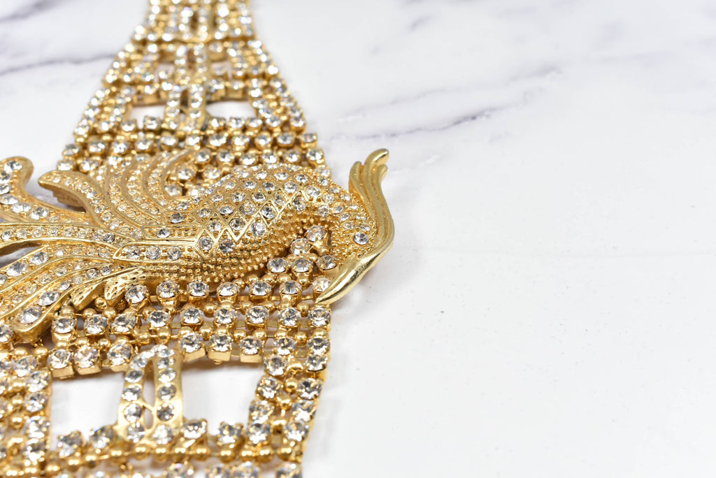 Gorgeous Gold w/Rhinestone Buckles