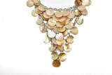 Aurora Borealis Shell Necklace 6.50" x 5" | Shell Necklace | Fashion Necklace | Necklace