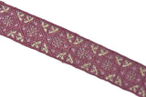 Assorted Colorful Embroidered Indian Trim 1.25" | Indian Trim | Trim