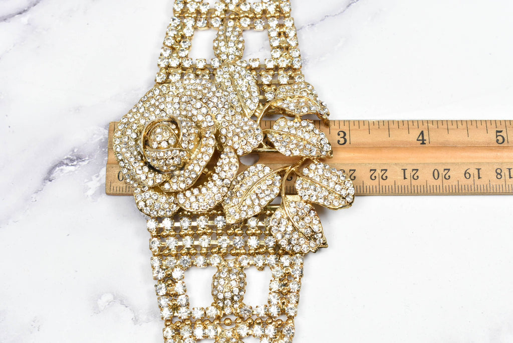 Gorgeous Gold w/Rhinestone Buckles
