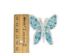 Blue Rhinestone Butterfly with Pin - Target Trim