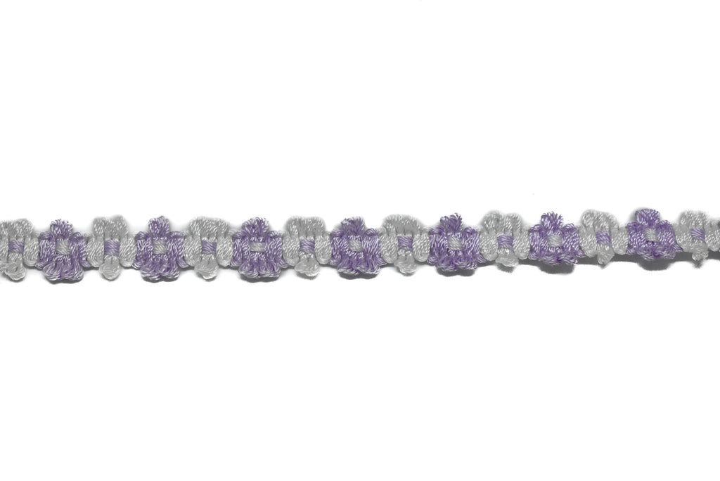 Two-Tone Floral Braided Gimp Trim 5/8" - by the yard