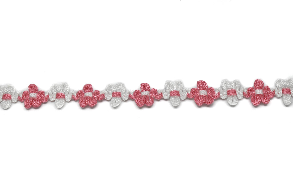 Two-Tone Floral Braided Gimp Trim 5/8" - by the yard