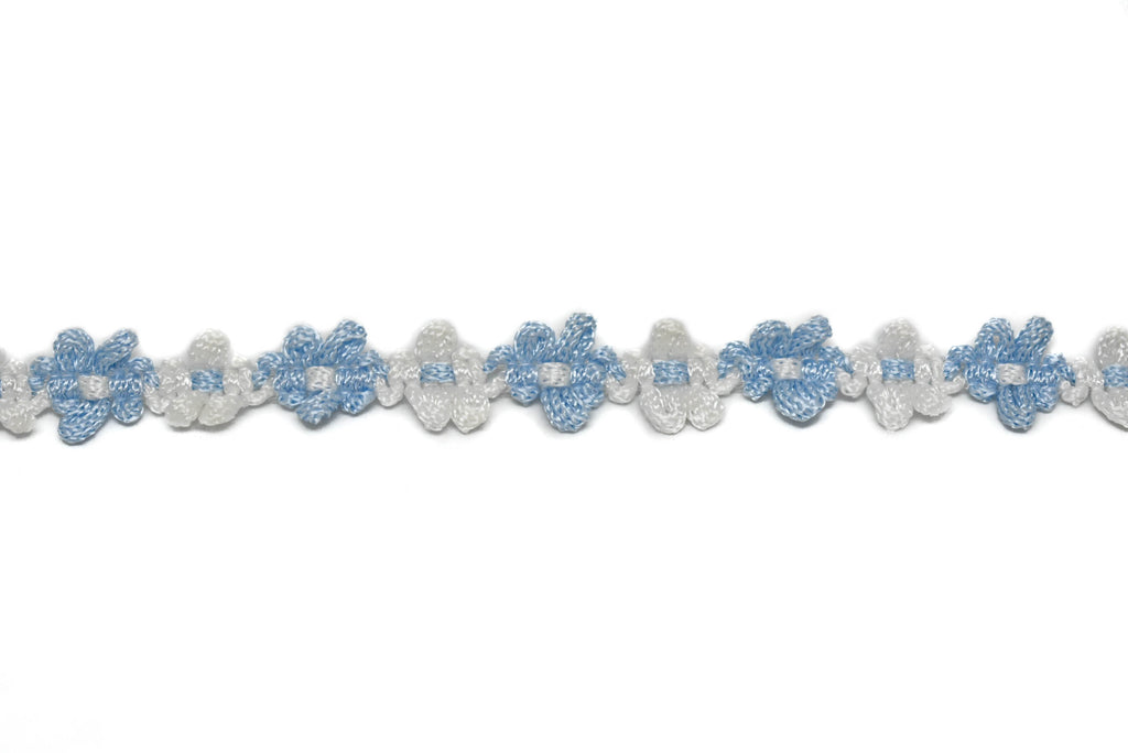 Two-Tone Floral Braided Gimp Trim 5/8" - by the yard