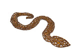 Beaded Snake Applique with Sequins 10" x 1.50" | Snake Patch Applique - Target Trim