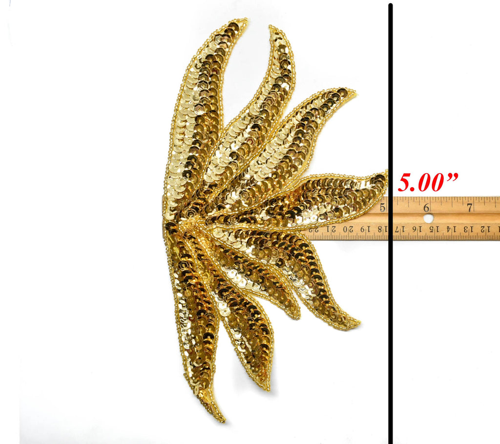 Floral Sequins Applique |  Flower Patch Applique - Target Trim