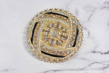 Unique Gold Rhinestone Buckle 4 1/4 - 1 Piece