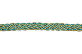 Metallic Two-Tone Braided Gimp Trim 1/2" - by the yard