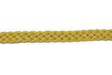 Metallic Two-Tone Braided Gimp Trim 1/2" - by the yard