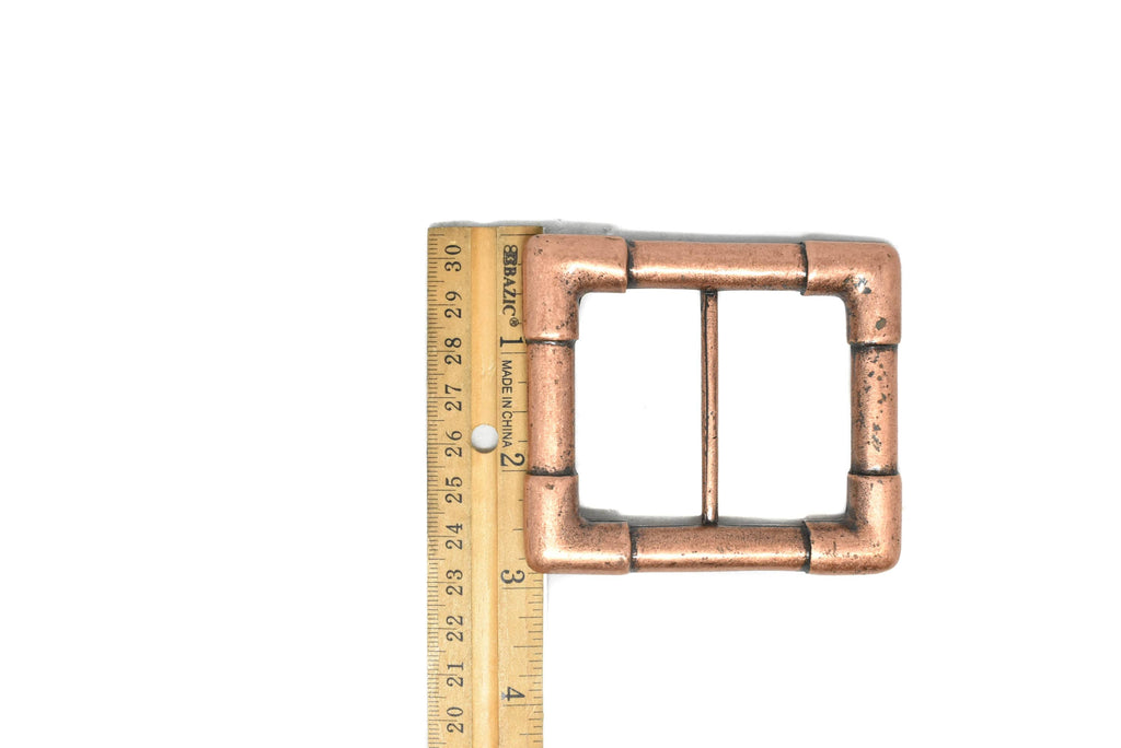 Antique Ribbon Slider Buckle 3.25" x 2.90" - Slider | Buckle