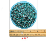 Circular Applique with Chunky Rhinestones 4" | Circular Patch | Round Patch Applique - Target Trim