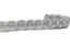 Wavy Metallic Silver Trim 1