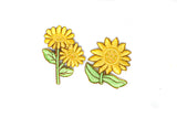 Embroidered Flower Iron-On Patches | Beautiful Flower Patch Applique - Target Trim