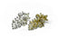 Vintage Style Rhinestone Crystal Brooch 2.75