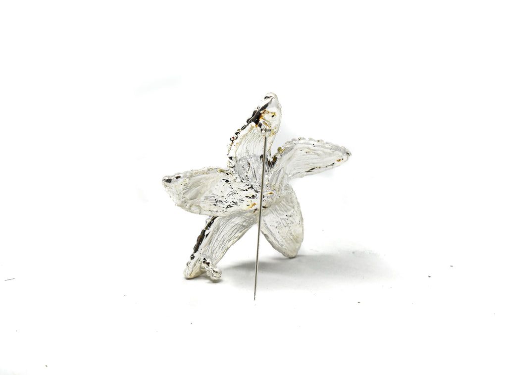 Rhinestone Flower Brooch w/ Pin - Target Trim