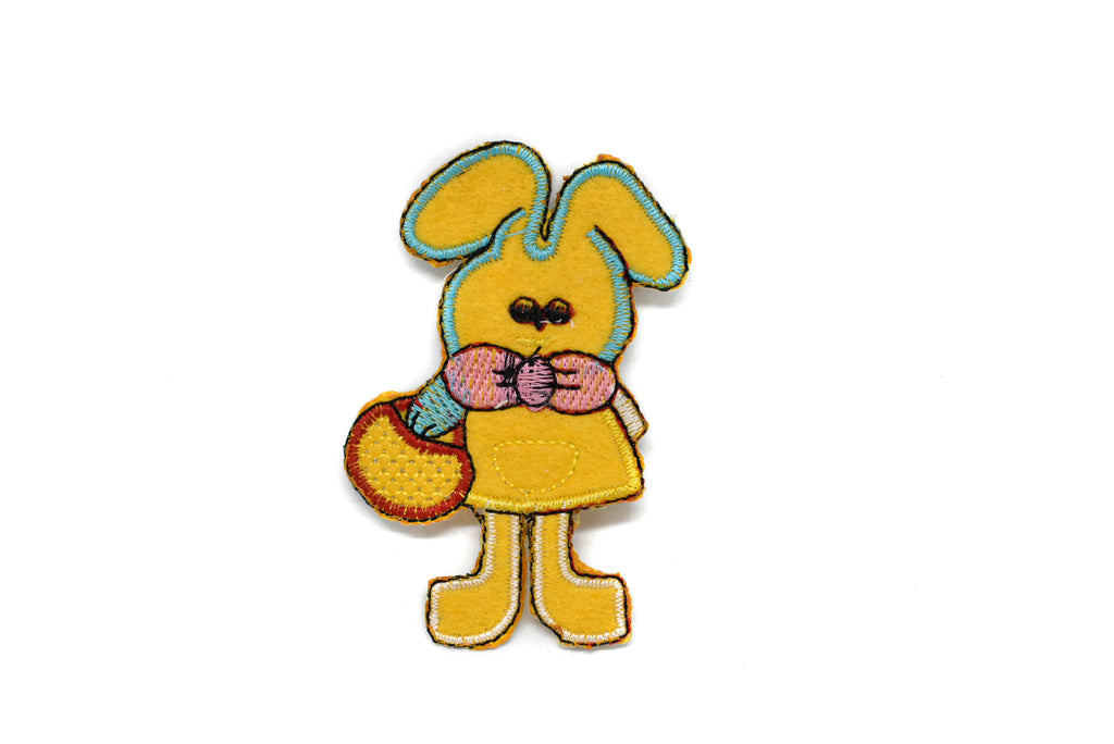 Easter Bunny Iron-on Patches 3.25" x 2.50" | Bunny Patch Applique - Target Trim