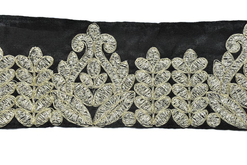 Decorative Brocade Metallic Trim