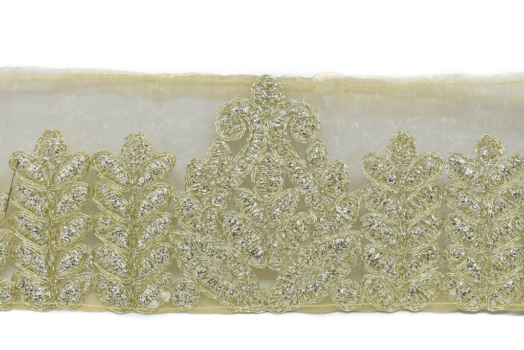Decorative Brocade Metallic Trim