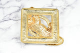 Rhinestone Square Tiger Buckle 4 1/2" x 4 5/8" - 1 Piece