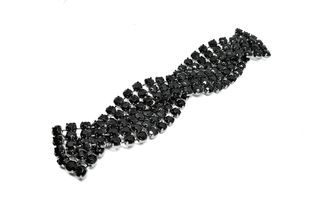 Chic 3-line Braided Rhinestone Connector/Closure-Target Trim