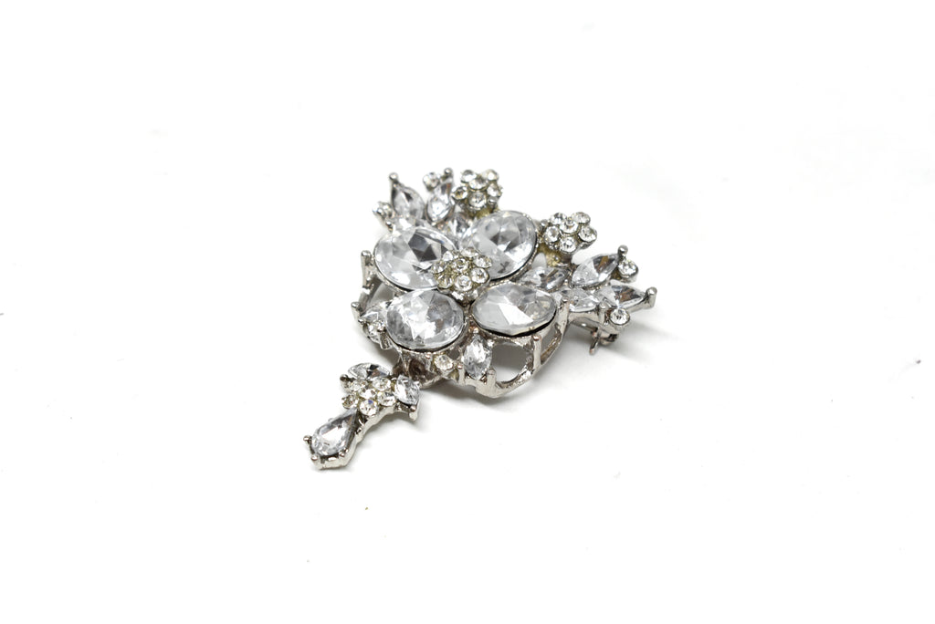 Crystal Rhinestone Unique-Shaped Brooch - Target Trim