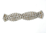 Chic 3-line Braided Rhinestone Connector/Closure-Target Trim