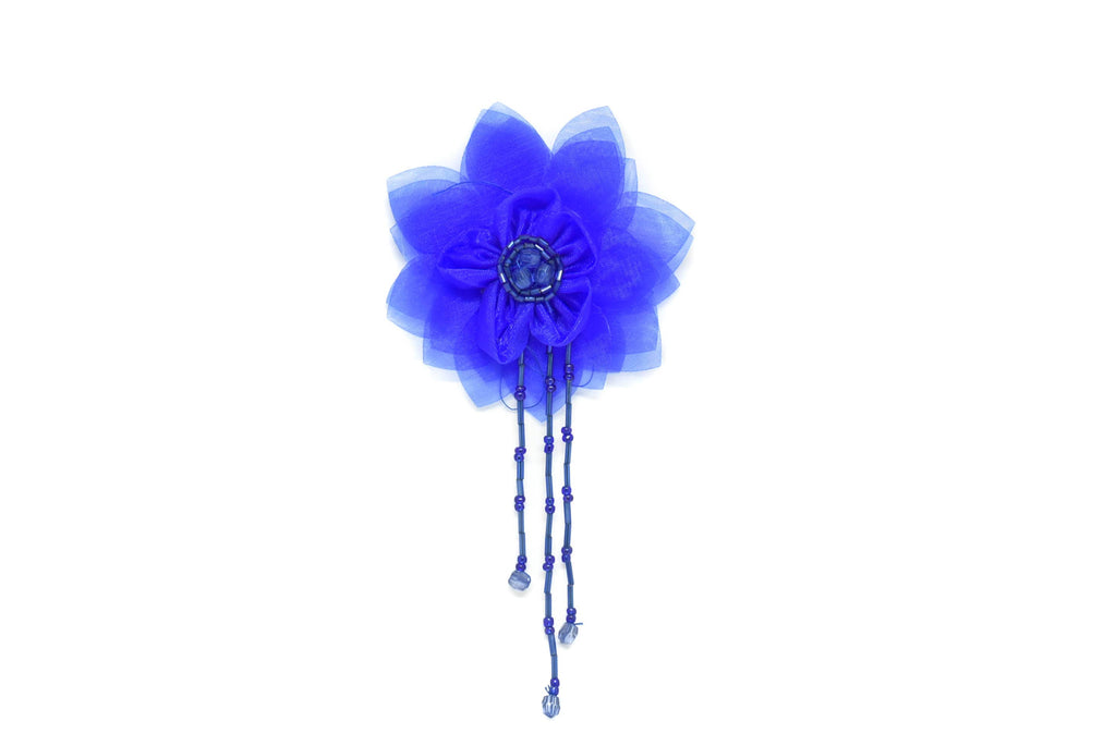 Assorted Organza Flower Piece with Beaded Fringe | Flower | Fringe - Beautiful flower