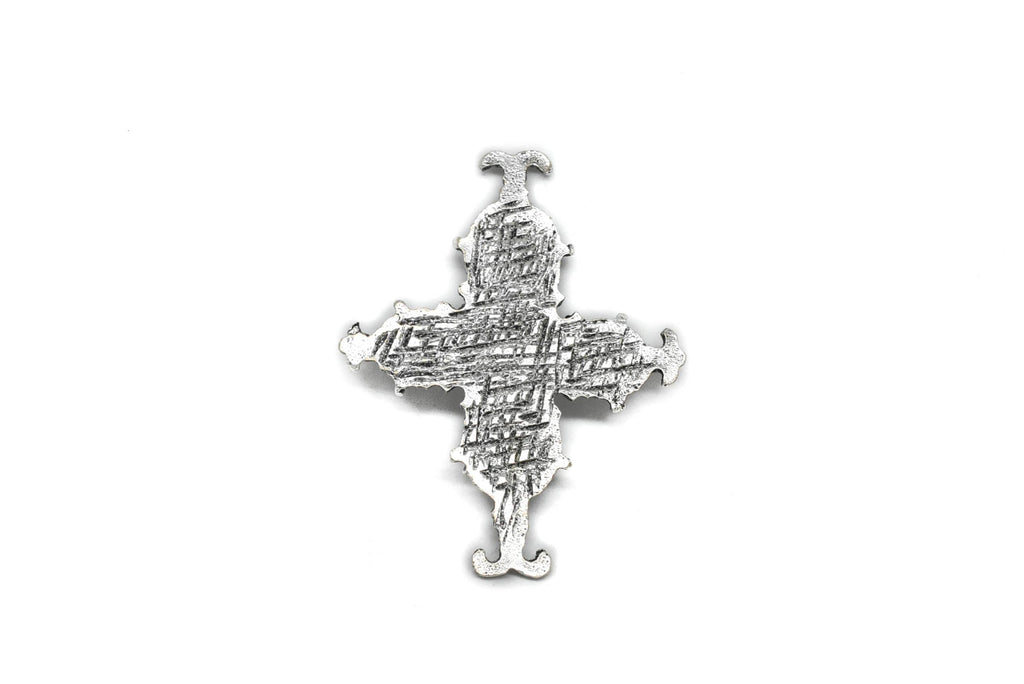 Silver Customizable Cross 2.75" x 2.25" - 1 Piece