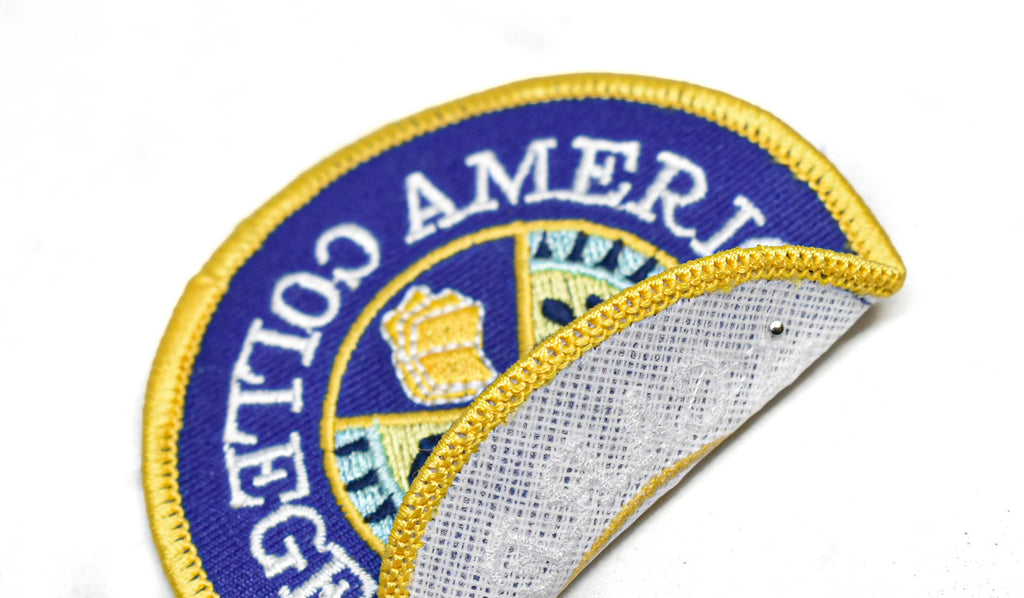 College Patch Applique- Iron-on Patch Applique- 3" - Target Trim