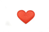 Pink or Red Heart Iron-On Patch Applique 2.50" x 2" | Target Trim