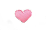 Pink or Red Heart Iron-On Patch Applique 2.50" x 2" | Target Trim