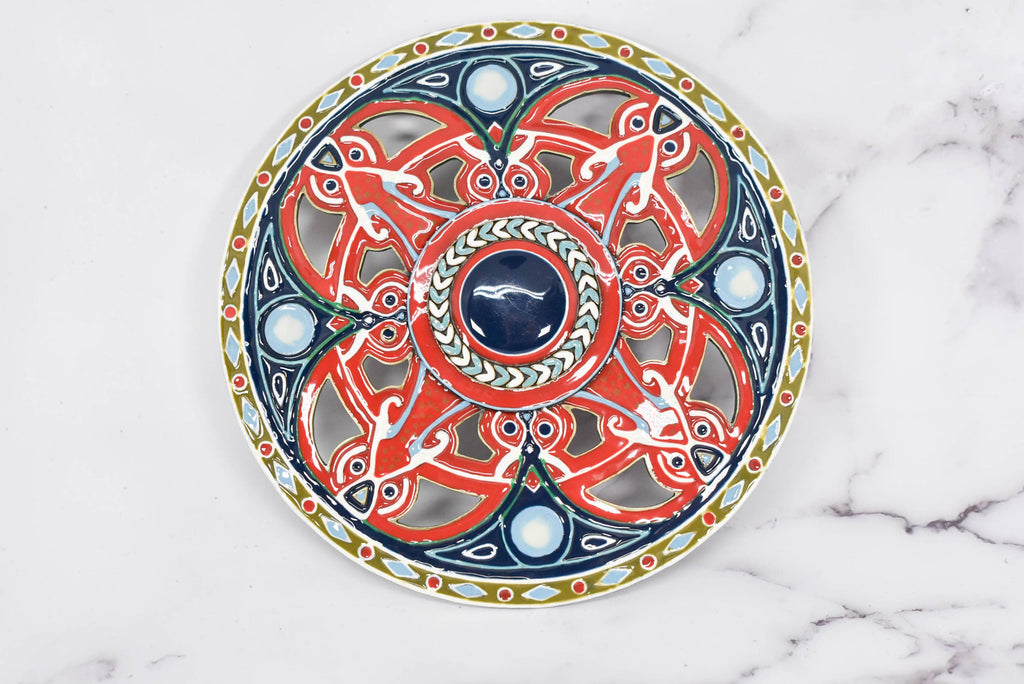 Unique Colorful Designed Buckle 5 3/8" - 1 Piece