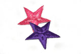 Embroidered Star Applique- Iron-on Star Patch - 2.50"  - 1 Piece